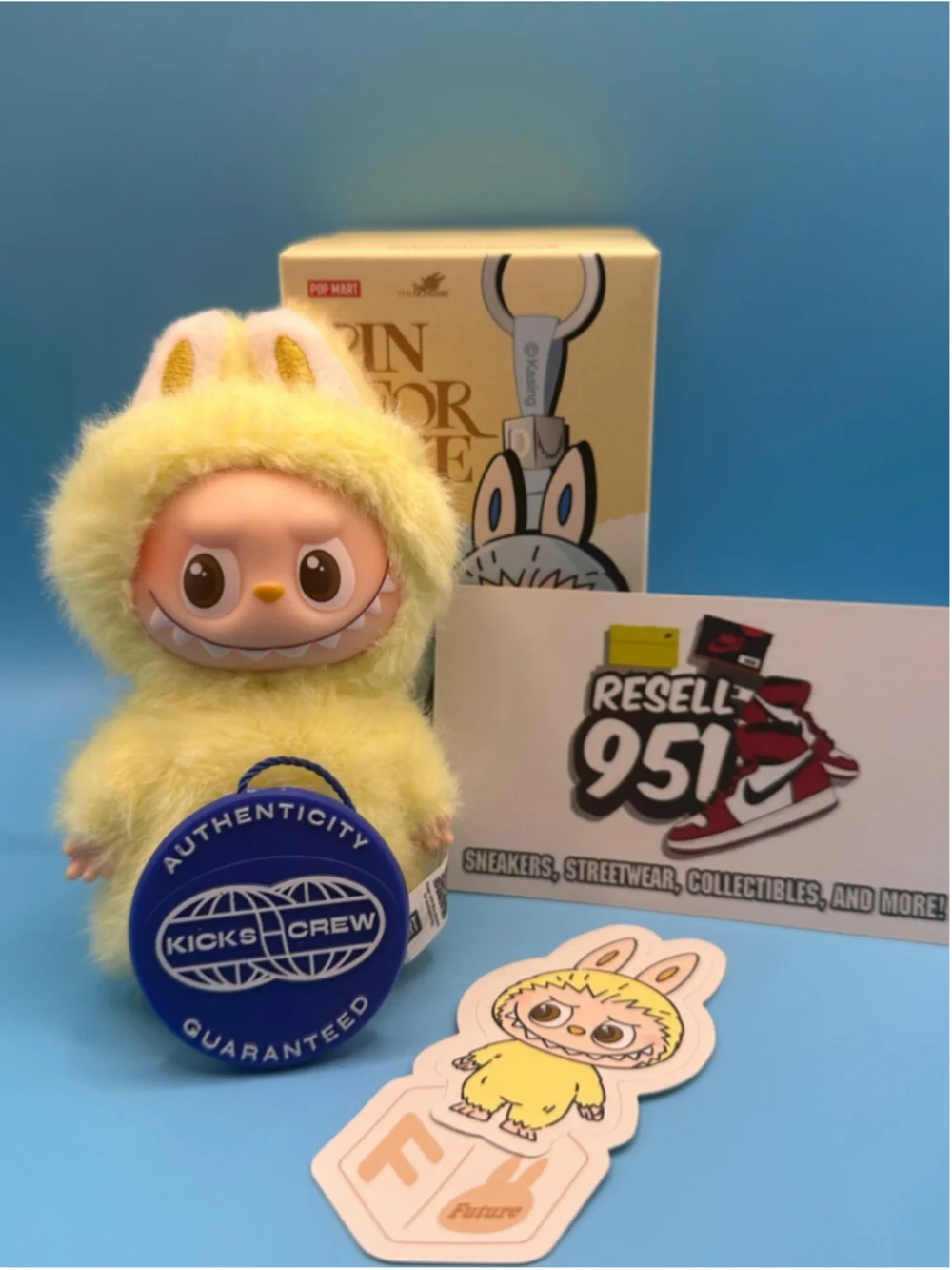 Pop Mart The Monsters Labubu Pin For Love Series Future Vinyl Plush Pendant